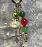 Sunflower & Bead Bag Charm - Image 2