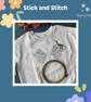 Stick and Stitch Big Butterfly Embroidery Design