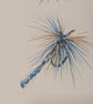 Fishing Flies, a signed print of an original painting - Image 6
