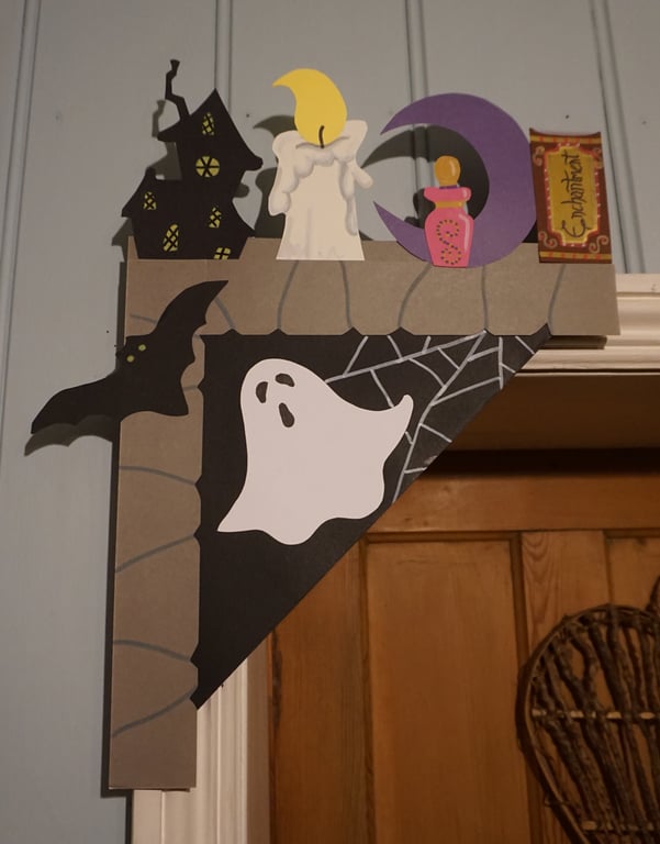 Hand made Halloween or Autumn corner decoration