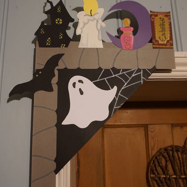 Hand made Halloween or Autumn corner decoration
