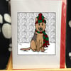 Alsatian Christmas card