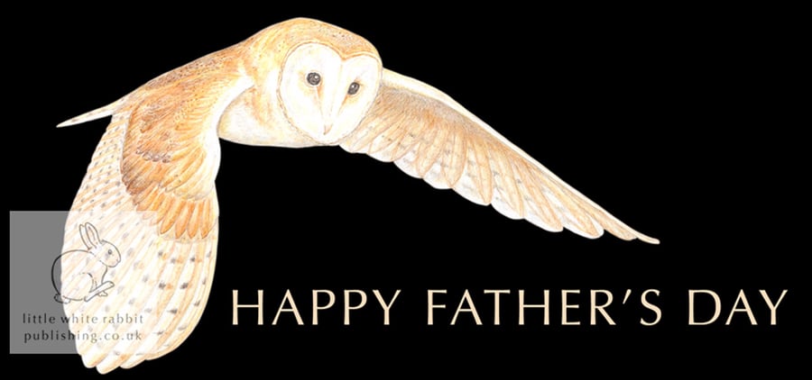 Barn Owl - Father's Day Card