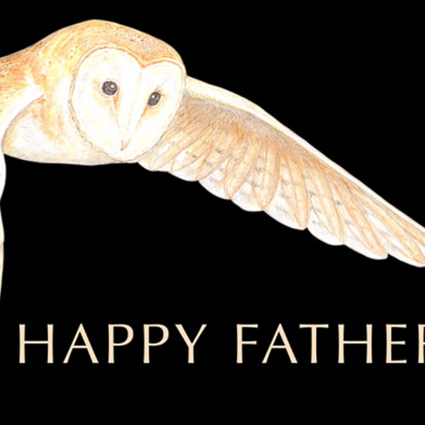 Barn Owl - Father's Day Card