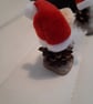 Pine Cone Christmas Gonk decoration with peach Nose - Image 2