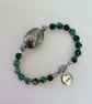 December Sagittarius birthday charm bracelet featuring turquoise beads - Image 3