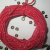 10 mts of Red SPARKLE  Cotton Bakers Twine