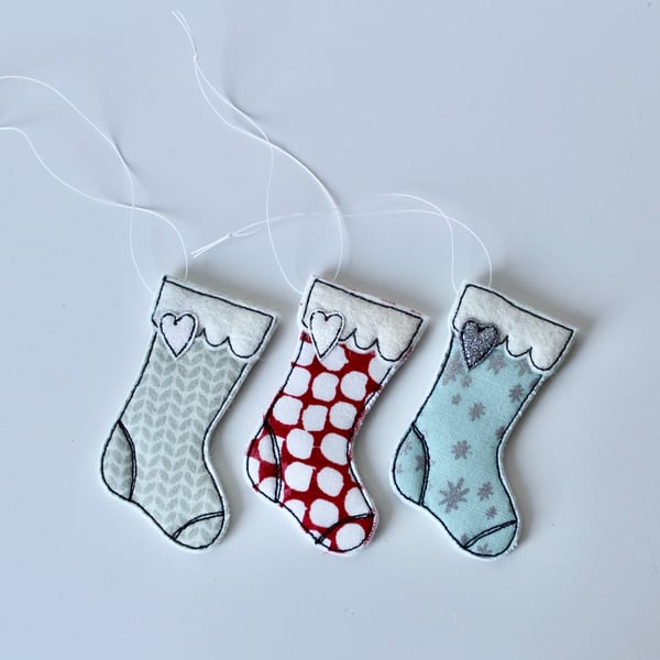 'Three Little Stockings' - Hanging Decoration