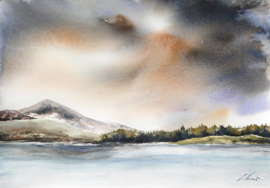 Skye. Original Watercolour Painting.