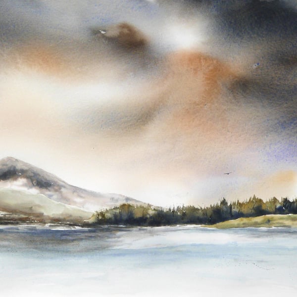 Skye. Original Watercolour Painting.