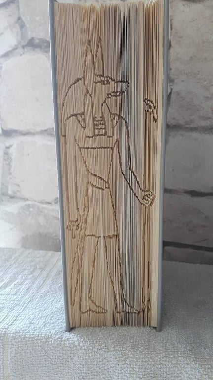 Anubis CUT & FOLD Book Folding Pattern - EMAILED PDF PATTERN