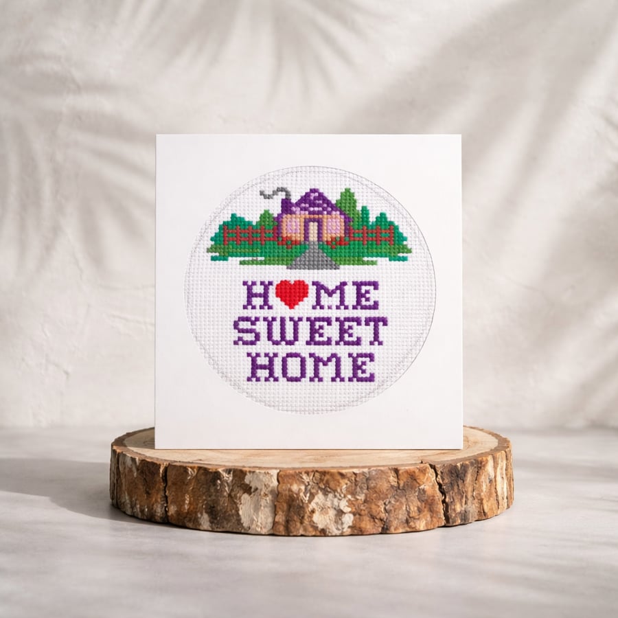 Housewarming Gift, Handmade New Home Greeting Card, New Home Keepsake