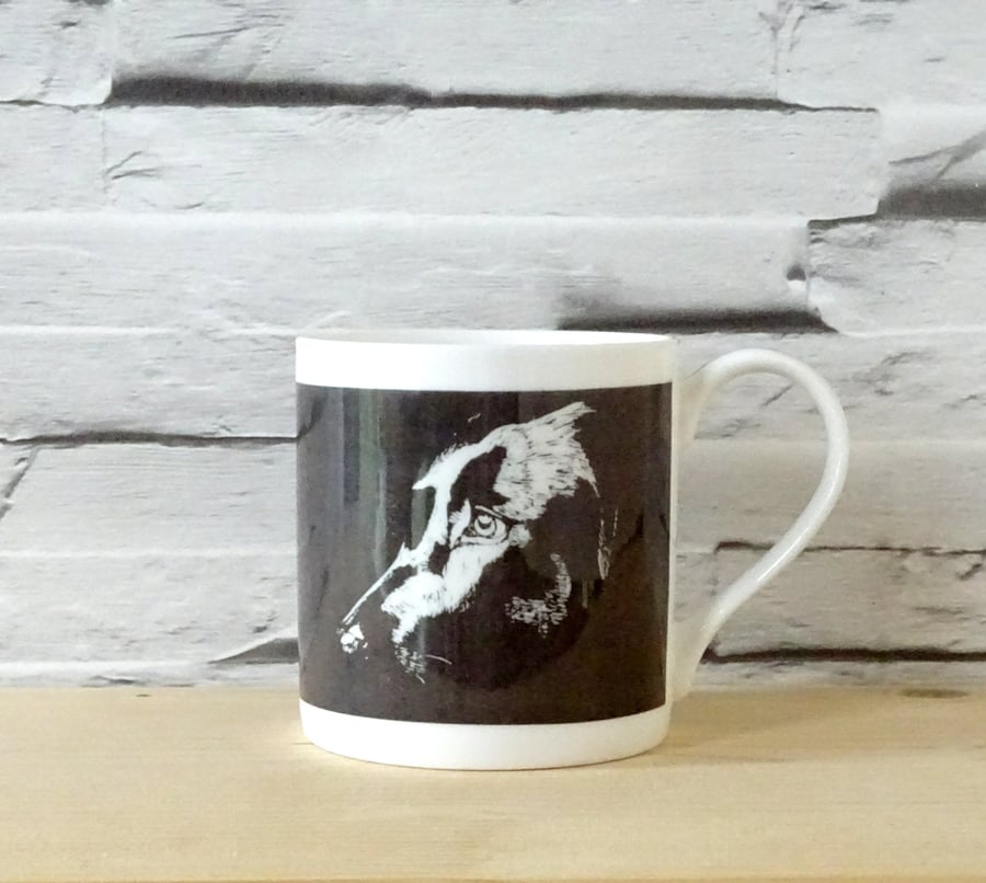 Black Dog Mug Labrador Collie Rottweiler Pinscher retriever black lab