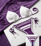 Handmade Crochet Bikini – Brazilian Yarn & Shell Detail - Image 4