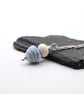 blue sands lampwork glass earrings - Image 2