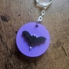 Wooden Bat Keyring