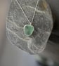 Sea Glass  Pendant Framed With Silver - Image 4