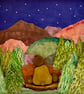 Stargazing - printed greetings card - Image 3
