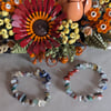 Summer Seconds mixed gemstone stretch bracelets