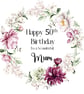 Personalised Birthday Card For Her Happy Birthday Sister Mum Auntie Daughter - Image 2