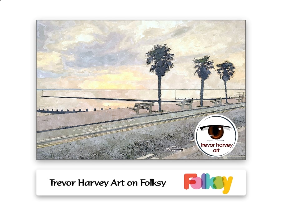 The Esplanade - 12x8 inch sized Fine Art Print  (BR)