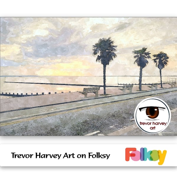 The Esplanade - 12x8 inch sized Fine Art Print  (BR)
