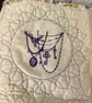 Day of the Dead Style Wall-hanging, Lap Quilt, Small Bed Cover. - Image 7