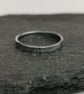 Stacking Ring (x1), Silver Black & White Rings - Image 5