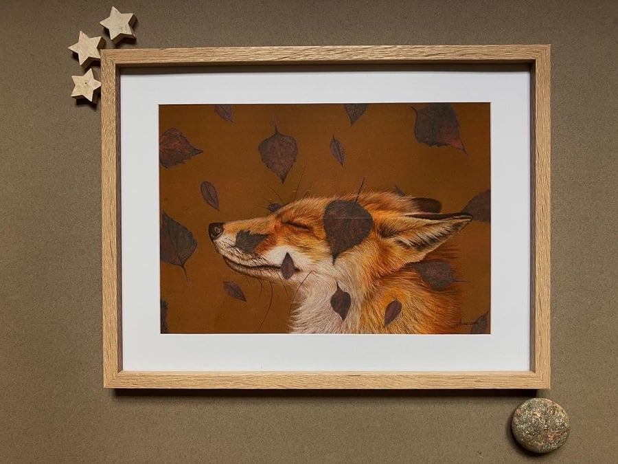 Harmony Fox Framed Gicl e Print