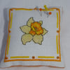 Pin Cushion Cross Stitch Daffodil