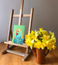 Colourful Green Chicken Print - Image 2
