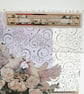 Luxury Wedding Card - Featuring White Doves and foiled Acetate - Image 4