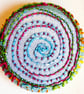 Buttons 1 inch button Hand Dyed Silks and Cottons Free Machine Embroidery Button