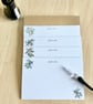 Winter Botanical Flat A6 Note cards Gift Set with Envelopes in Gift box - Image 3