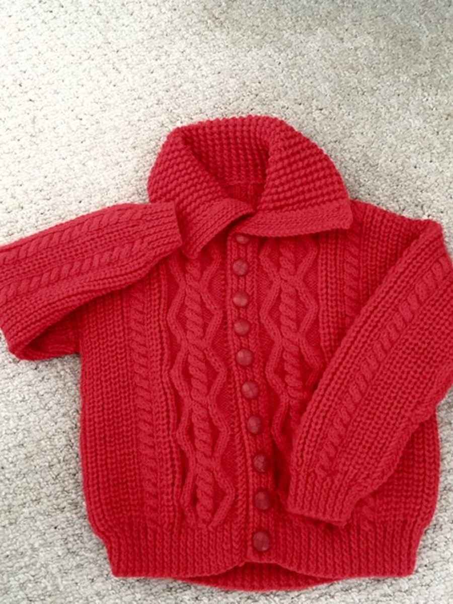 Childs Arran Cardigan - 30" chest