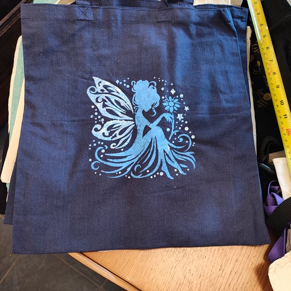 Hand painted tote bag 