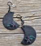 Gothic Flower Moon Earrings 