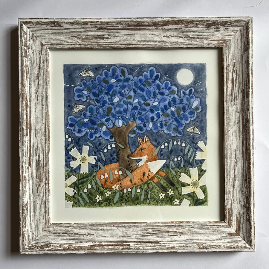 The Midnight Glade (framed print)