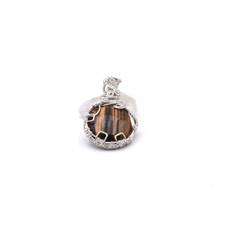 Tiger eye pendant, gift for her, unique gift,sprititual jewellery,christmas gift