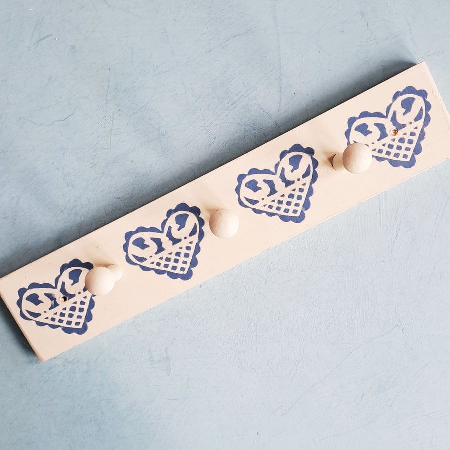 Clothes Rack with Hearts