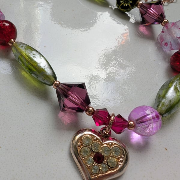 Bohemian Heart Necklace 
