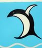 Penguin Linocut - Jump! - Image 3