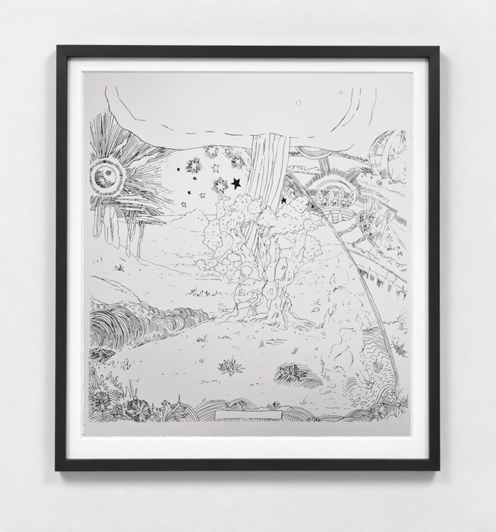 Lost in the Firmament, Screenprint, Signed Numbered Edition Paper Art