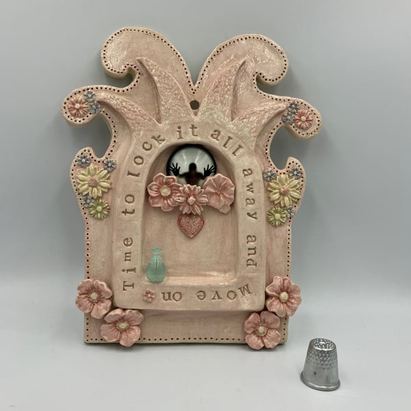 Ceramic wall shrine