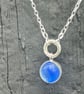 spinning sea marble silver pendant - Image 3