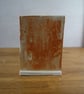 Handmade Freestanding Ceramic Picture Photo Frame in Beige - Image 5