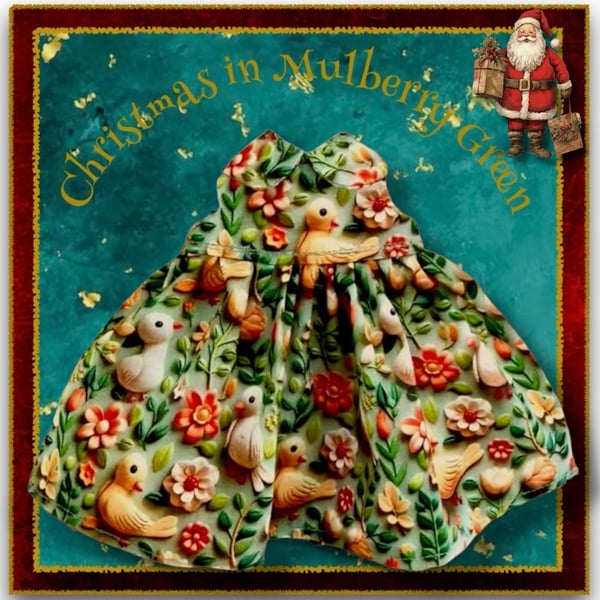 Baby Birds 3D Print  Doll’s Dress