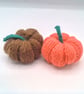 Medium Size Hand Knitted Pumpkins, Home Decorations, Colour Choice, Halloween - Image 2