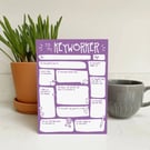 Thank You Keyworker Card - Fill In The Blanks Questions Card