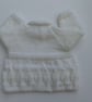 Hand knitted matinee coat and bonnet - Image 2